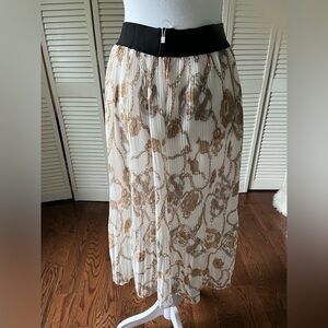 Elegant summer Pleated Maxi Skirt
